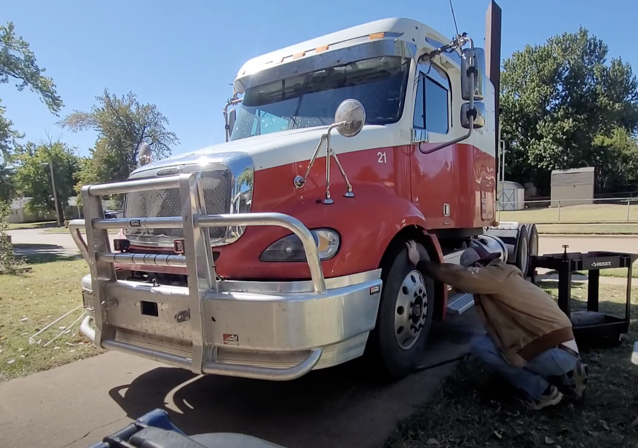 this image shows mobile truck repair in Alhambra, CA